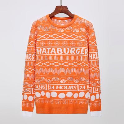 China Wholesale Custom Anti-Shrink Pattern Jacquard Christmas Funny Knitted Sweater for sale