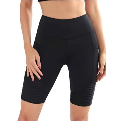 China Export Breathable Summer Amazon Pocket Waist Hip Yoga Capris Stitching Briefs High for sale