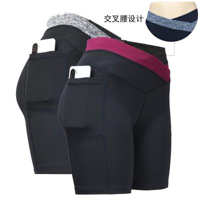 China 2022 NEW Hot Sale Border Breathable High Waist Leggings Yoga Pants Gym Gaiters Yoga Pants With Pocket Women's Mesh Yoga Pants for sale