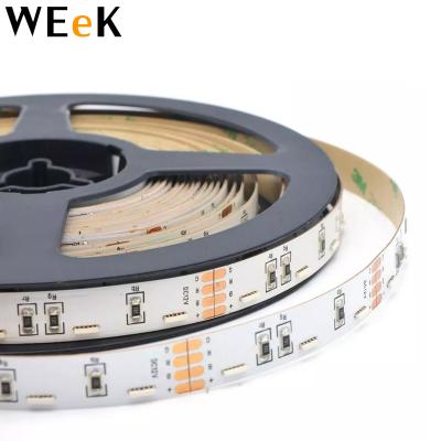 China Super Bright 020 Side Emitting SMD LED 5M LED SMD 020 300 LED Strip Light Waterproof White DC 12V 4.8W/M IP68 IP68 LED Strip 5M/roll Warm White for sale