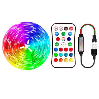 China Accessible IC KIT WS2812 Smart RGB DC5V USB 25Keys DIY LANDSCAPE WS2812B Individually USB LED Strip Light for sale