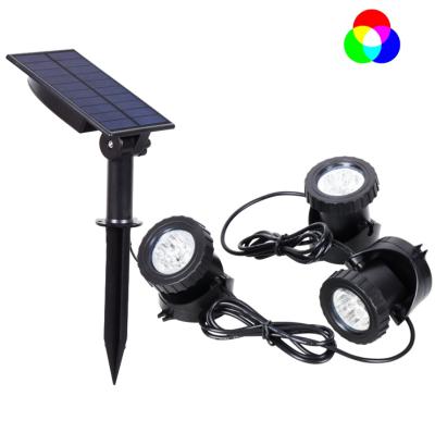 China Solar Garden LED Landscape Floodlight , On/Off Underwater Pond Light Automobile For Outdoor Garden for sale