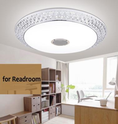 China Modern Smart APP LED Music Ceiling Lights RGB Dimmable 36W Remote Control Bedroom Shine Ceiling Lamp for sale