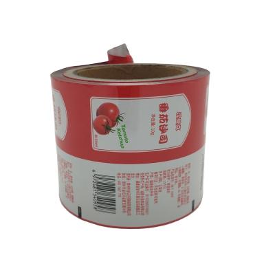 China Plastic Packaging Moisture Proof Soft Packaging Laminated Roll Film For Tomato Sauce/Honey/Vinegar for sale