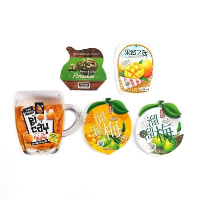 China Various Sizes Barrier Plastic Printed Pouch POS Pouch Shape Packaging Special Bag for sale