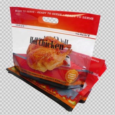 China Customized Moisture Proof Printed Laminated Plastic Roast Chicken Promotional Heat Seal Bag for sale