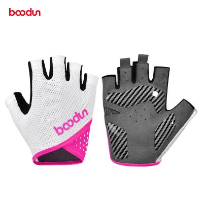 China Boodun Gym Hand Gloves Men and Women Sports Half-Finger Outdoor Breathable Recycling Non-Slip Breathable Gloves for Gym Workout for sale