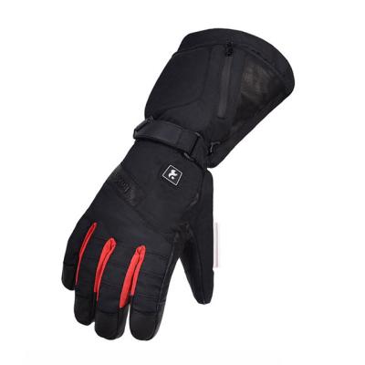 China Sheepskin Boodun OEM/ODM Ski Waterproof Windproof Heating Gloves in Winter for Man from Guangzhou for sale