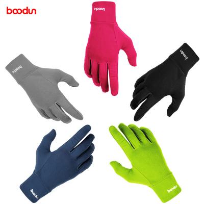 China Silicone Printing BD1054 Full Finger Gel Road Cycling Winter Touch Screen Sports Cycling Gloves Unisex Outdoor Non-slip Windproof Cycling Gloves for sale