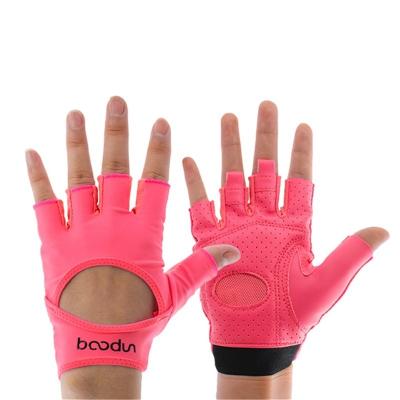 China Anti Slip/Logo Breathable/Wear Resistant Gym Weightlifting Gloves Custom Gloves Non Slip Training Yogo Gloves For Women for sale