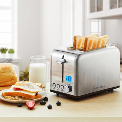 China New Unique Design 2 Slices Stainless Steel Commercial Car Electric Bread Toaster for sale