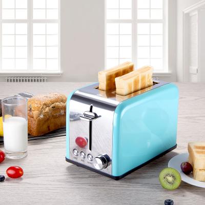 China Even Toasting Sandwich Bread Breakfast Toaster Redmond 304 Stainless Steel Mini Sandwich Bread Toaster 2 Slice Digital Electric Bread Toaster for sale