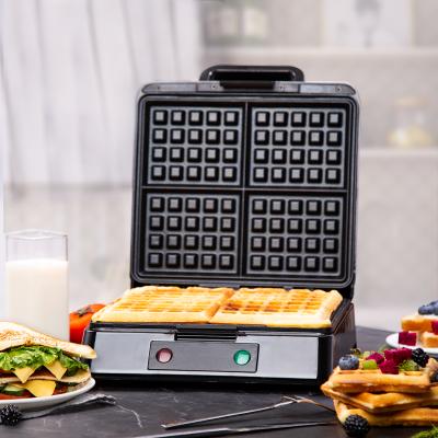 China Thermostat Adjustable Panini Waffle Maker for sale