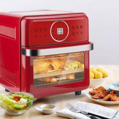 China Vivid Electric Car Air Fryer Oven 14L Stainless Steel Digital Air Fryer Oilless Cooker with 12 Quick Menu Presets for sale