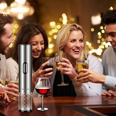 China Hot Selling Christmas Automatic Wine Bottle Opener Gift Set Stocked Electric Gift Filler Set for sale