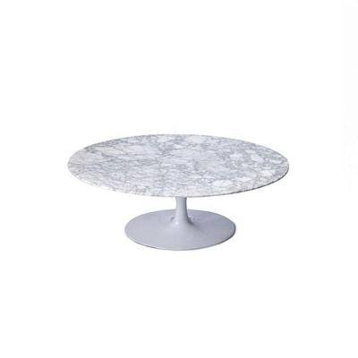 China Hot Selling European Nature Stone Tulip Coffee Table Tulip Table Dining Tulip Marble Top Dining Table for sale