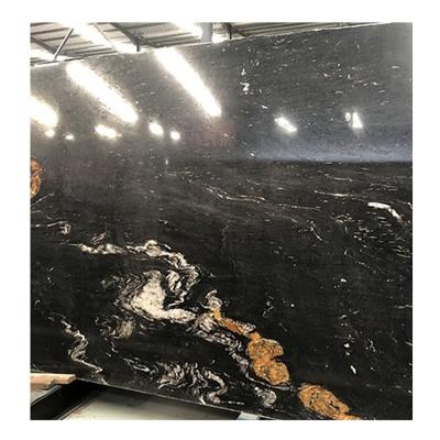 China Modern Wholesale Granite Slab Titanium Gold for sale