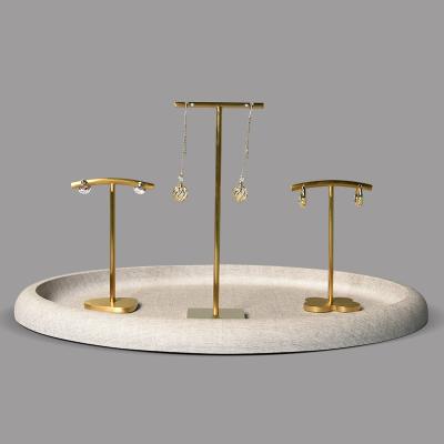 China Custom Manufacturers Direct Earring Stand Metal Earring Jewelry Display Rack Eco-friendly Storage For Jewelry Store for sale