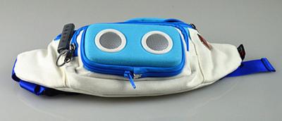 China Fashion Waist Pack customized logo with headset  Y-08 , portable speaker bag for sale