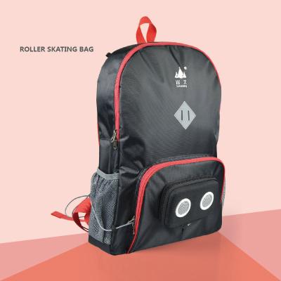 Κίνα Backpack πατινάζ κυλίνδρων με χτισμένος στο Μαύρο ομιλητών με την κόκκινη άκρη LH03 προς πώληση