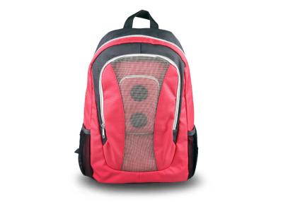 China Multi Function 600D Nylon Backpack With Speakers , bluetooth speaker bag for sale