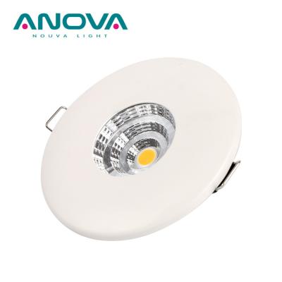 China Anti-glare Super Slim Magnetic Mounting Design Aluminum Cover IP44 LED Adjustable Dimmable Recessed Downlight for sale