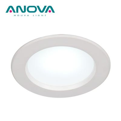 China Hot Sale SAA Dimmable 3 Standard Australian Standard Concave Hole 90mm IP44 9W SMD LED Downlight CCT Recessed Downlight for sale