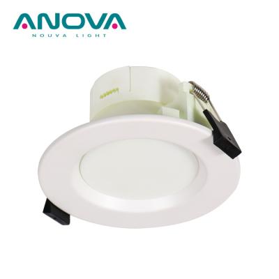 China Modern SMD Aluminum Tri CCD Switchable LED 9W Fixed Dimmable IP44 SAA Certificated Recessed Led Downlight for sale