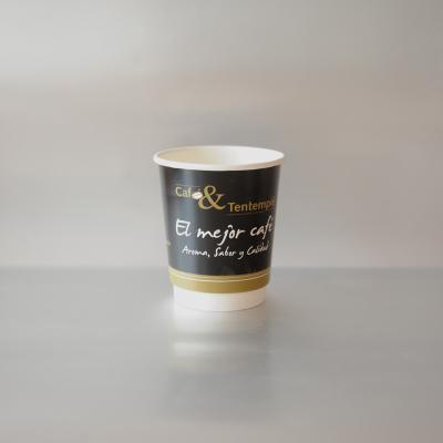 China 8oz Disposable Wholesale Double Wall Coffee Paper Cups for sale