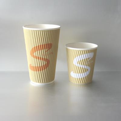 China Disposable Customize Logo Printing Various Sizes 4oz/8oz/12oz/16oz Paper Cups for sale