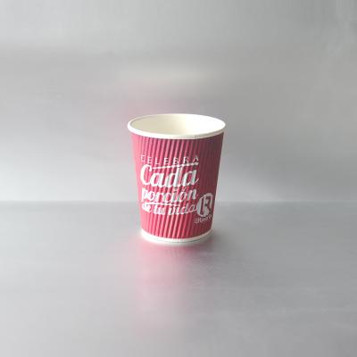 China Wholesale Disposable Wave Ripple Wall Cup for sale