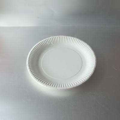 China Plain paper white plates of various sizes disposable for sale