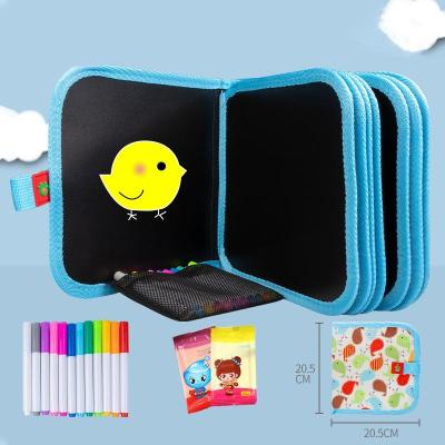 China 100% Eco-friendly Portable Doodle Book Tablet Sketchbook Children's Small Paintings For Reuse Drawing Book Stationery for sale