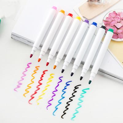 China School and Office Used Queenstar Color Watercolor Ink Washable Felt Tip Erasable Marker Pen Set for sale