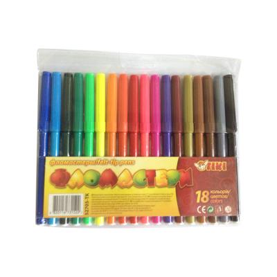 China School and Office Used 18 Colors Art Markers Water Color Brush Pen Set For Kids for sale