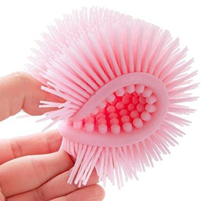 China All Natural 2 in 1 Soft Silicone Health Beauty Soft Face and Body Scrub Skin Exfoliation Bath and Shower Comb Massage Cleansing Brush for sale