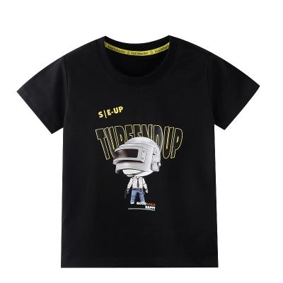 China Korean Style Casual Baby Boy Anti-Shrink O-Neck New Arrival Main Sleeve 100% Cotton Kids T-Shirts For Boys for sale