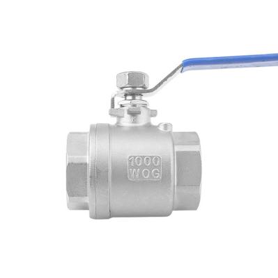 China General Stainless Steel Two Way Ball Valve With Handle for sale