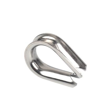 China Wire Rope Fittings Excellent Quality Thimble Rope Silver Thimble for sale