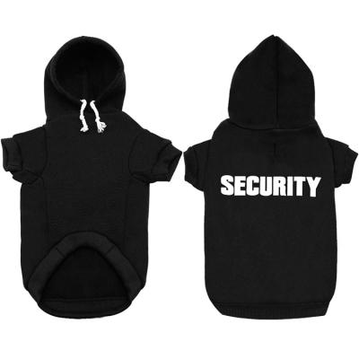 China Factory stocked wholesale SAFETY printing fashionable pet clothes dog hoodie for sale