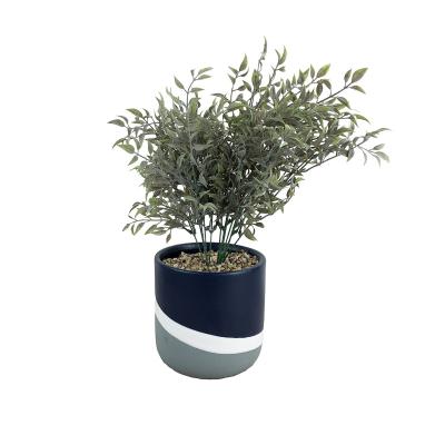 China Durable Wholesale Garden Decoration Large Artificial Plants Planter In Pots For Home Decor Indoor for sale