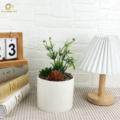 China Durable Modern Home Decor Faux Plant Artificial Green Plants Small Bonsai Artificial Succulent Plants with Pots for sale