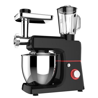 China Household 1200W Multifunctional Stand Mixer with Blender and Chopper with 6.5 Liter Stainless Steel Mixing Bowl for sale