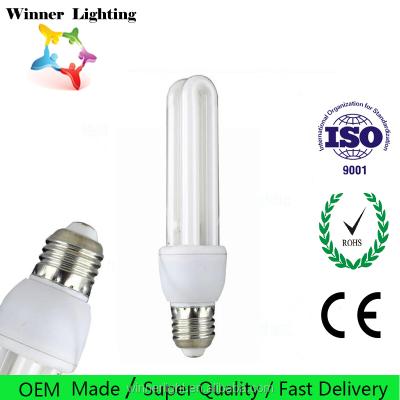 China High Quality Warm White PP 2U 15w 6000H Energy Saving Lamp Bulbs Compact Fluorescent Lamps for sale