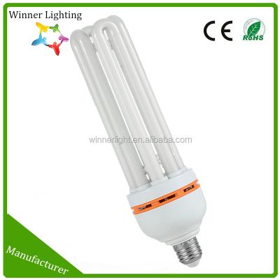 China U shape energy saver light bulbs price 4u 20w 30w 45w cfl lamp 42*174mm for sale