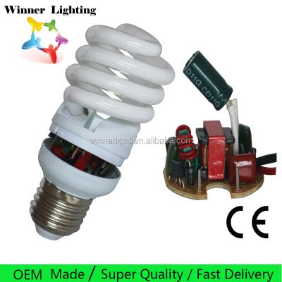 China wholesale PP 13W e27 CFL bulbs 13W e27 CFL half full spiral lamp 7mm energy saving energy saving bulb lighting for sale