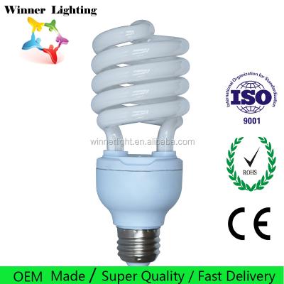 China Factory Directly Sale Half Spiral CFL Energy Saving Lamp 40w Bulbs Current Half Spiral Spiral for sale