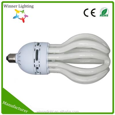 China Original Energy Saving Light Bulb Snow Lamp 17mm Lotus Shape CFL White Fluorescent Lighting 185*345mm 12000K for sale