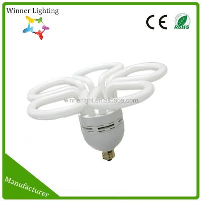 China Energy Saving PP Lamp 4U Flower Lamp CFL 85W CFL Lighting for sale