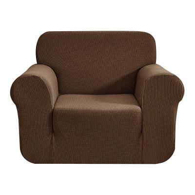 China Simple Modern Jacquard Solid Color Single Seat Sofa Cover High Stretch Chair Sofa Couch Cover for sale